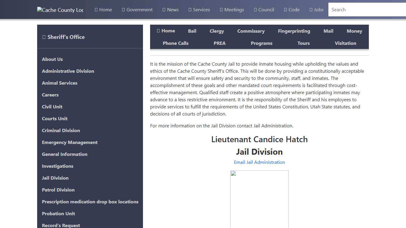 Official Site of Cache County, Utah - Commissary